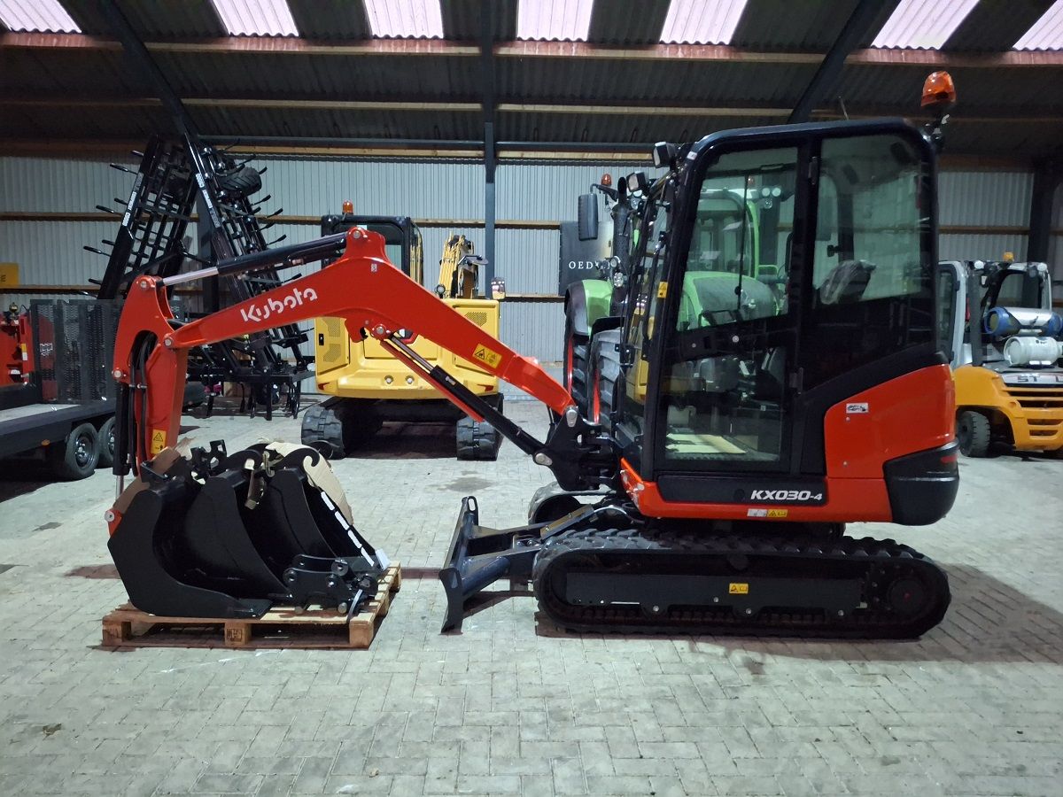 Kubota KX030-4 HI, minigraver, minikraan, BJ2025, Nieuw!