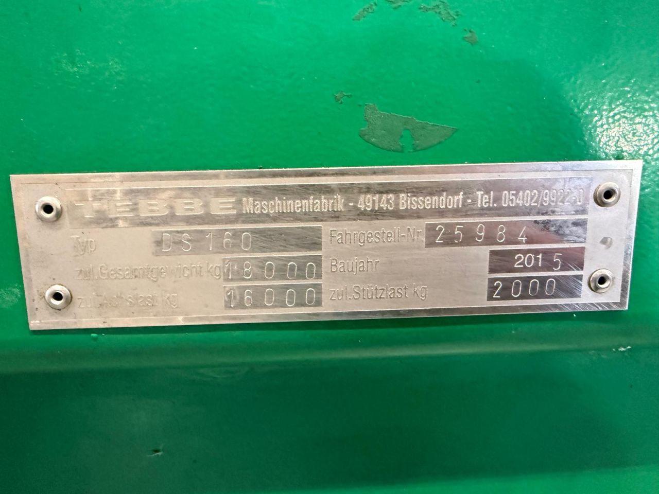 TEBBE DS 160 Tandemas Universeel Breedstrooier