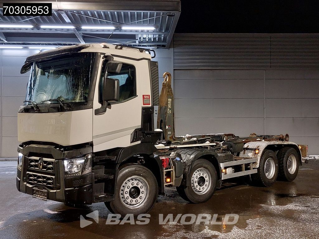 Renault C 460 8X4 21tons HIAB XR21Z61 Containersystem Big-Axle Automatic Euro 6