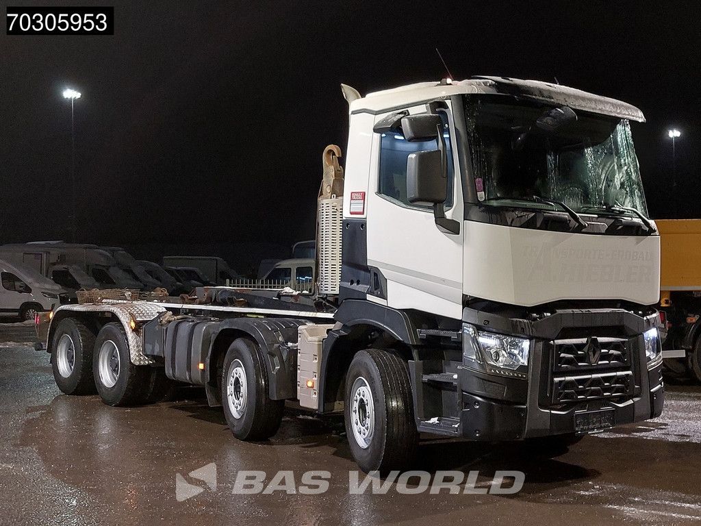 Renault C 460 8X4 21tons HIAB XR21Z61 Containersystem Big-Axle Automatic Euro 6
