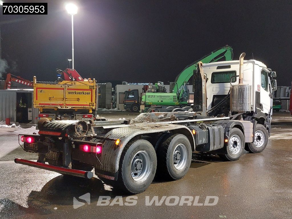 Renault C 460 8X4 21tons HIAB XR21Z61 Containersystem Big-Axle Automatic Euro 6
