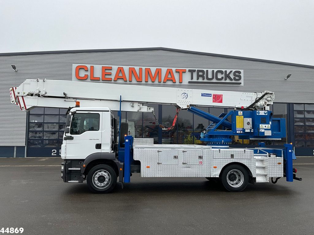 Man TGM 15.290 Klaas 35 meter Dachdecker Kran