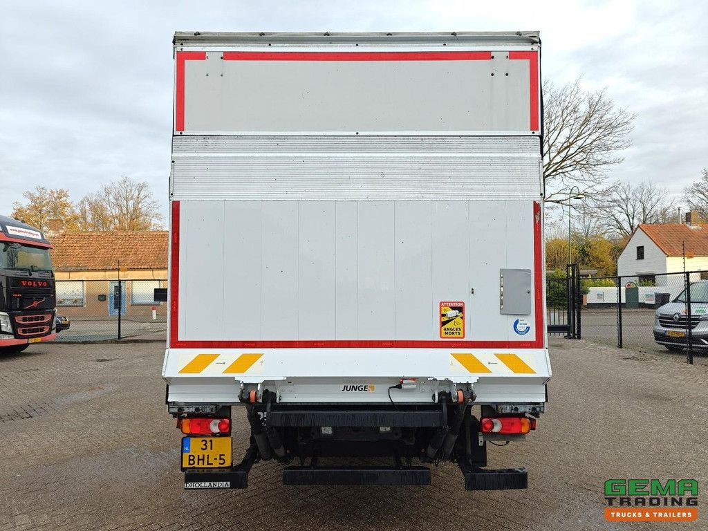 Iveco 80-210 Eurocargo 4x2 Dagcab Euro6A - Schuifzeilenbak/dak 6.6m - Laadklep 1500KG