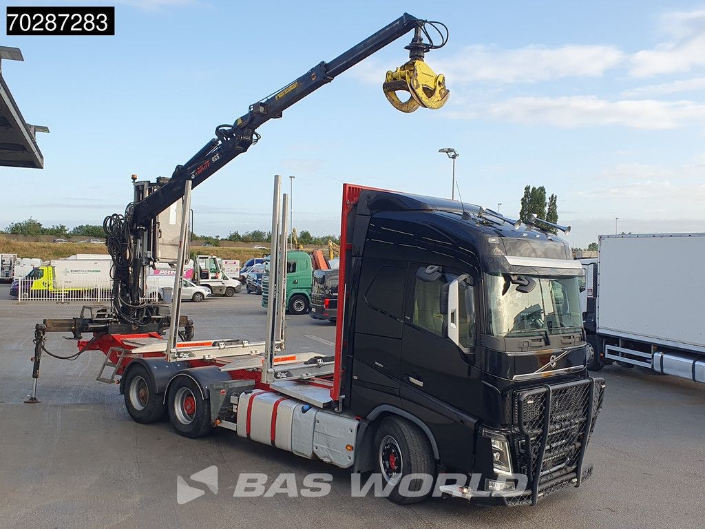 Volvo FH16 FH16 750 6X4 HIAB E96S 79 wood crane Retarder Dynamic-Steering Big-Axle Euro 6
