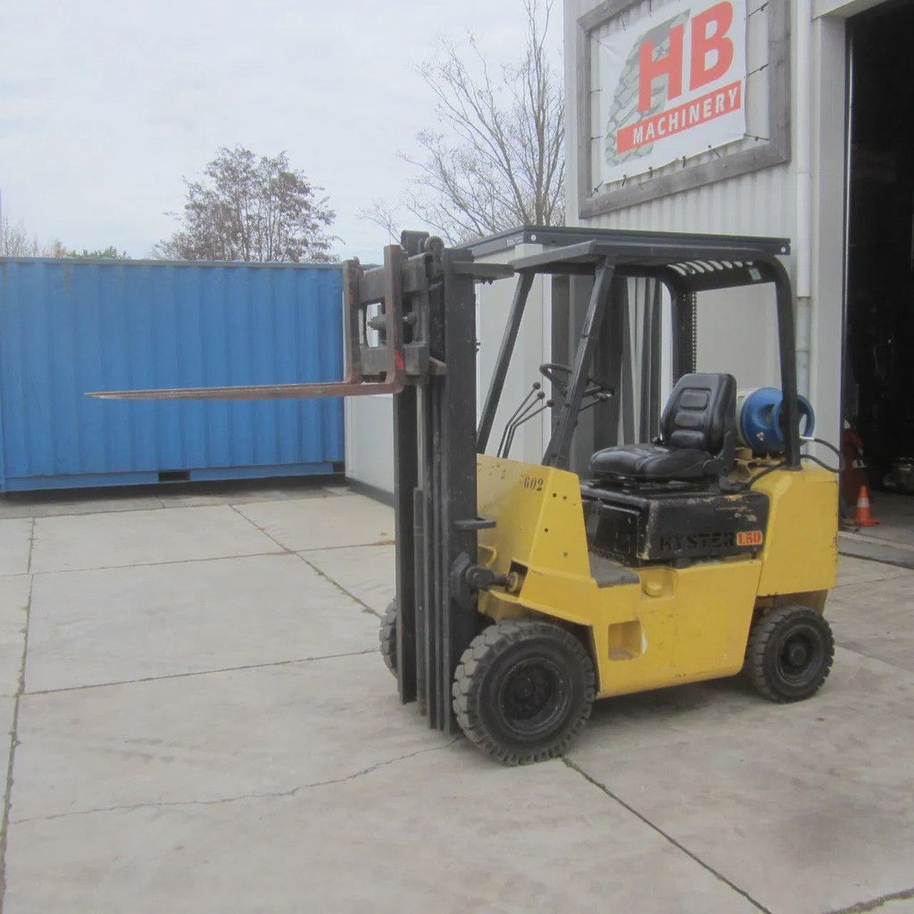 Hyster heftruck H 1.50XL, LPG-gas, triplo, side shift.