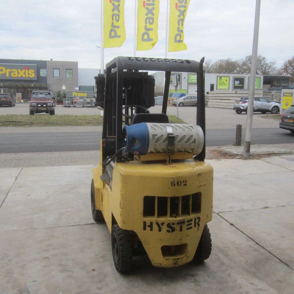 Hyster heftruck H 1.50XL, LPG-gas, triplo, side shift.