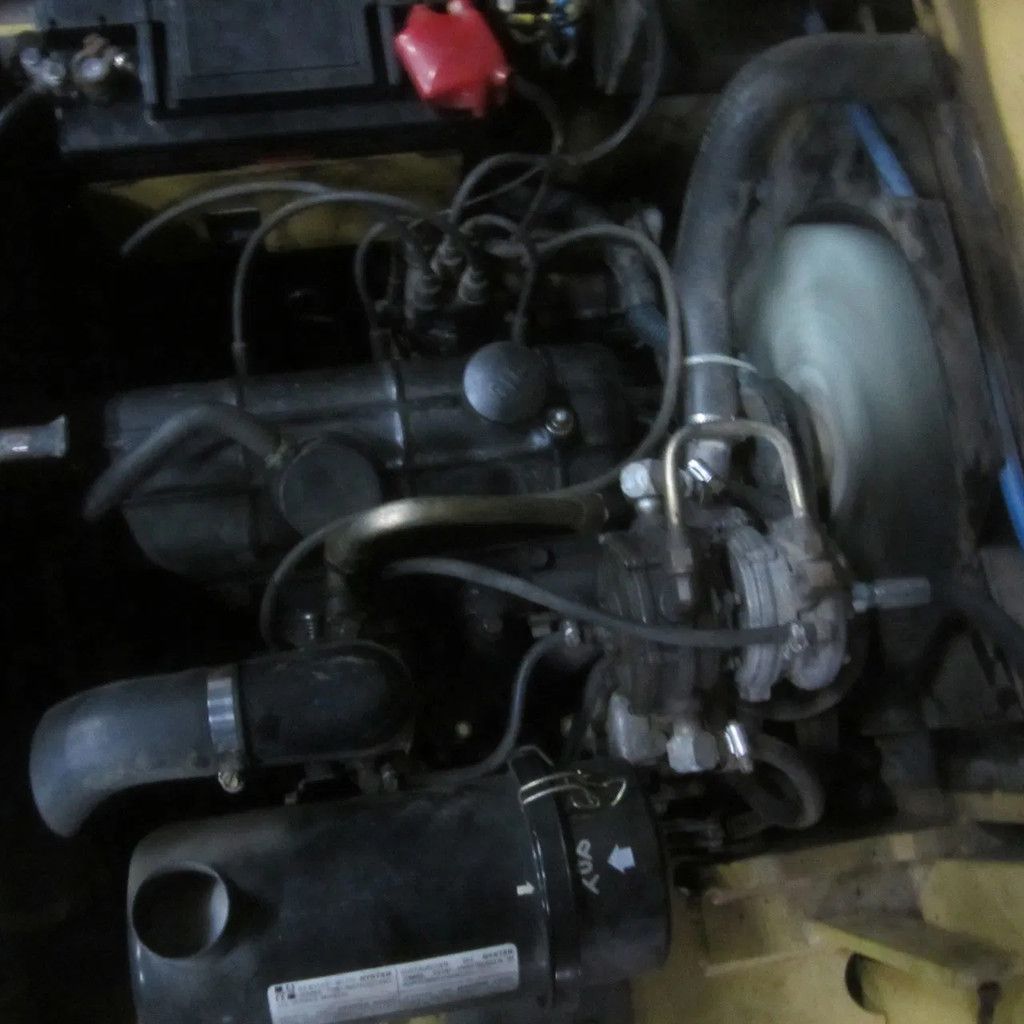 Hyster heftruck H 1.50XL, LPG-gas, triplo, side shift.