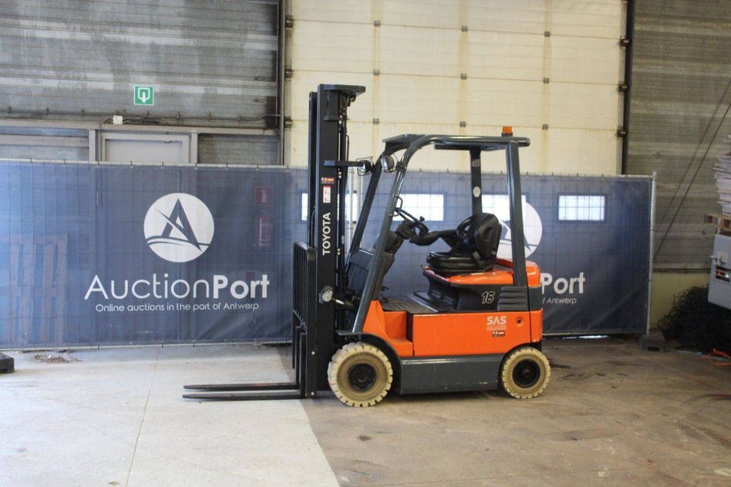 Toyota 7FBMF16 Elektro-Gabelstapler, 1360 kg, 6 m, Baujahr 2006