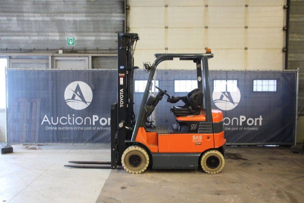 Toyota 7FBMF16 Elektro-Gabelstapler, 1360 kg, 6 m, Baujahr 2006