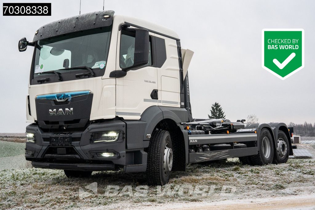 MAN TGS TGS 26.480 6X2 NEW! Meiler RS21-65 Abrollkipper Steering axle Sleeper cab Euro 6