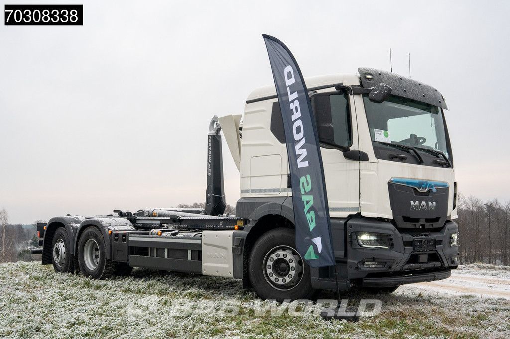 MAN TGS TGS 26.480 6X2 NEW! Meiler RS21-65 Abrollkipper Steering axle Sleeper cab Euro 6