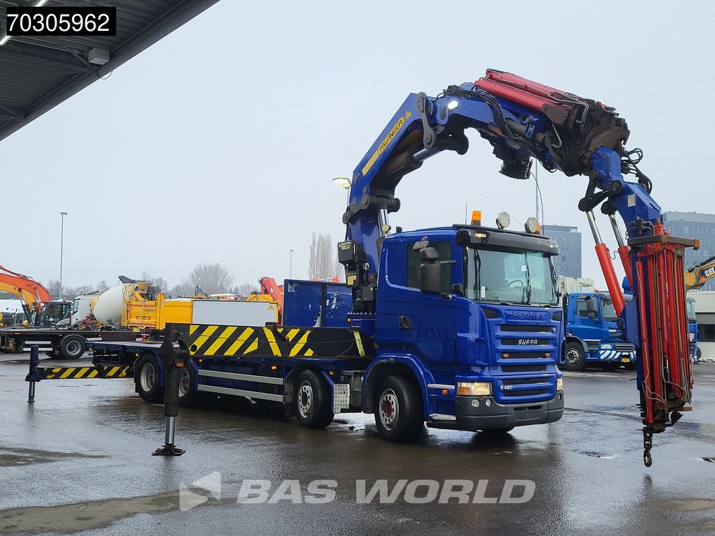 Scania R R420 8X2 Palfinger PK100002 Crane Kran + PJ170 JIB Lift Axle Euro 4