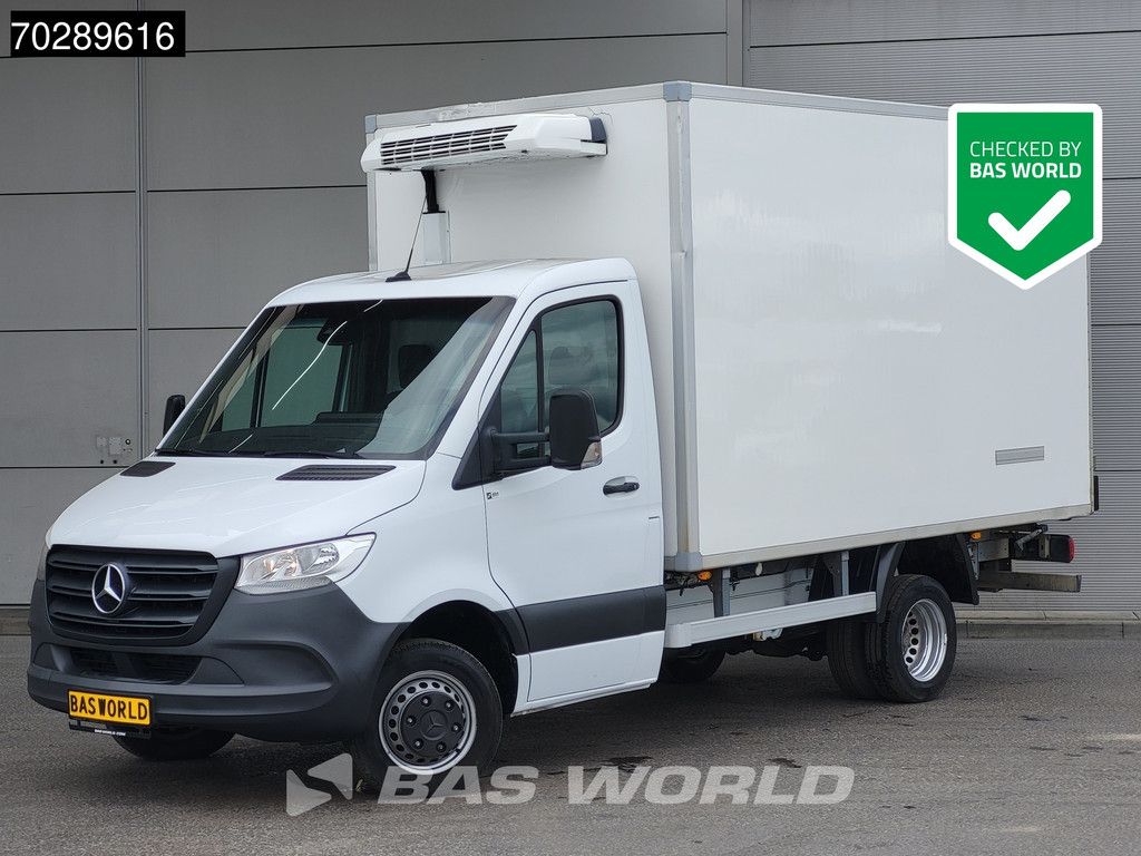 Mercedes Sprinter 515 CDI Koelwagen Dubbellucht Zijdeur Thermo King 230v-Stekker Airco Cruise MBUX CarPlay Euro6 Koel Koeler Kühl Kühler Kühlwagen Bakwagen Gekoeld 14m3 Klima Tempomat