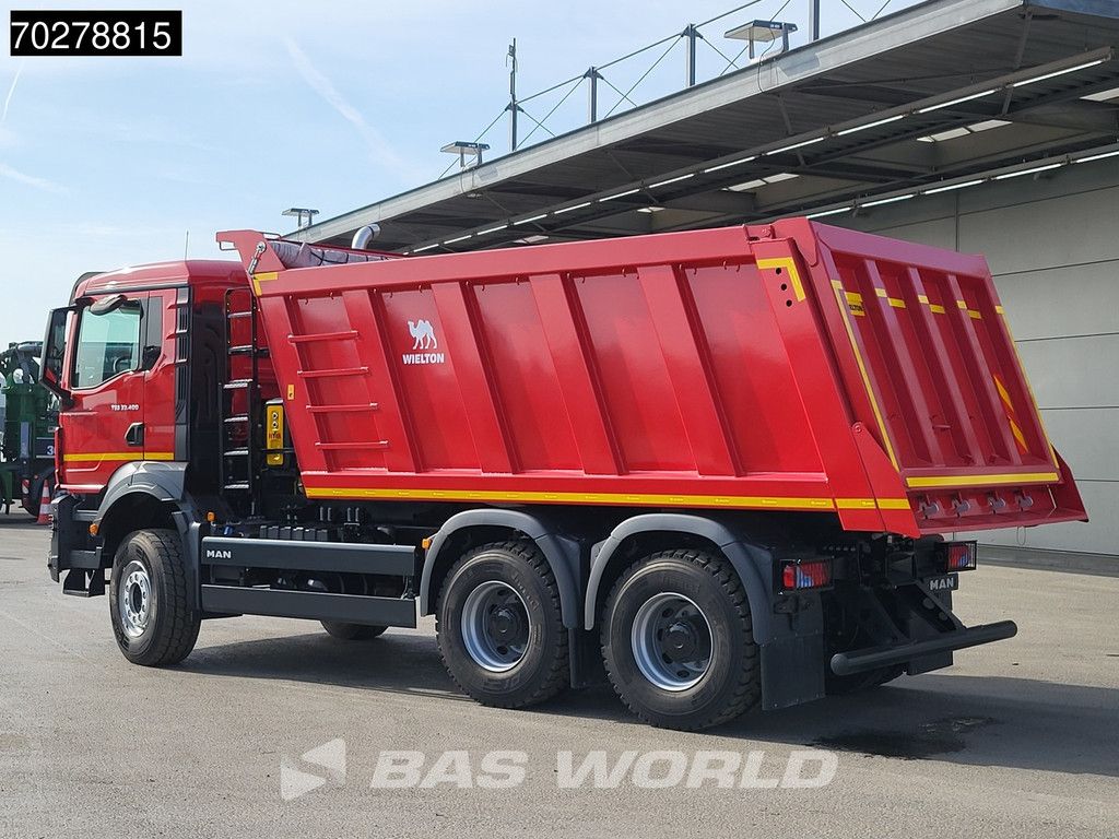 MAN TGS 33.400 6X4 NEW! 16m3 Wielton tipper Manual body heating Big-Axle Euro 5