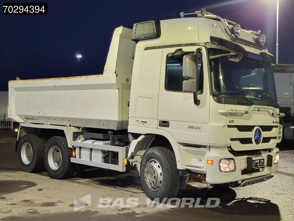 Mercedes Actros Actros 2655 6X4 V8 Retarder Big-Axle Steelsuspension 11m3 Euro 5