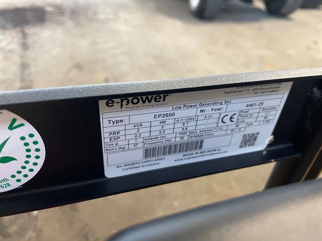 E-Power Honda aggregaten 2,2kVA en 4,2kVA NIEUW!