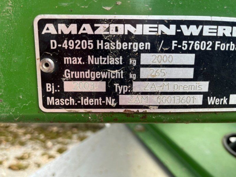 Amazone ZA-1000 Düngestreuer