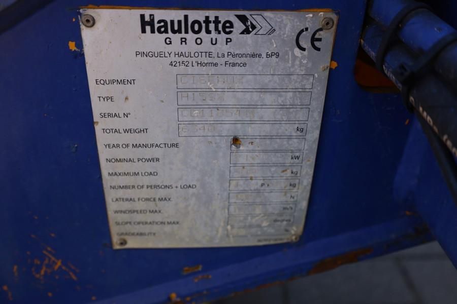 Haulotte H15SX Diesel, 4x4 Drive 15 Working Height, 500kg C