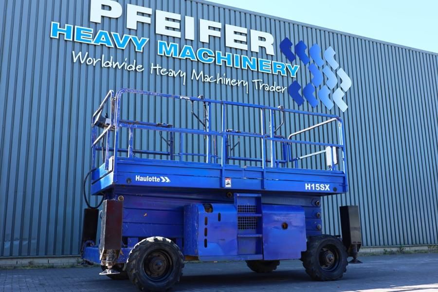 Haulotte H15SX Diesel, 4x4 Drive 15 Working Height, 500kg C