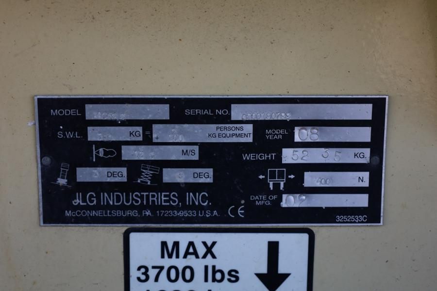 JLG 4069LE Electric, 14.2m Working Height, 360kg Capac