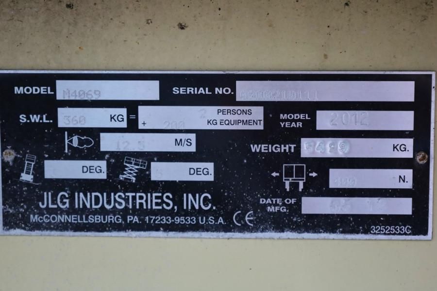 JLG M4069LE Hybrid, 14.2m Working Height, 360kg Capaci