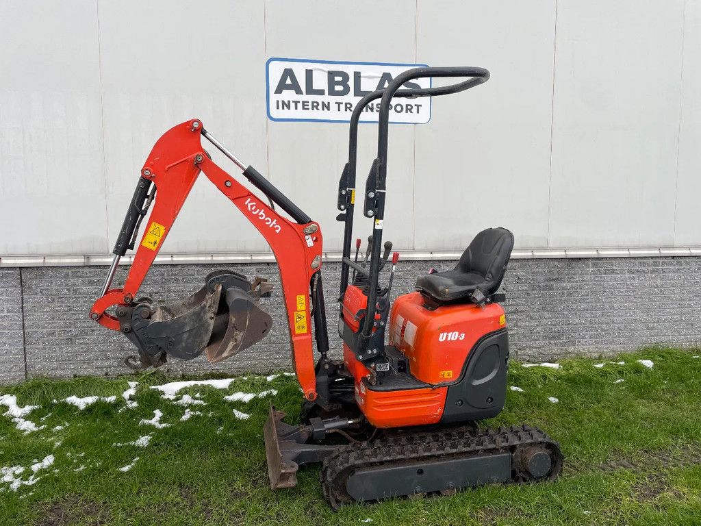 Kubota U10-3 minigraafmachine van 2019