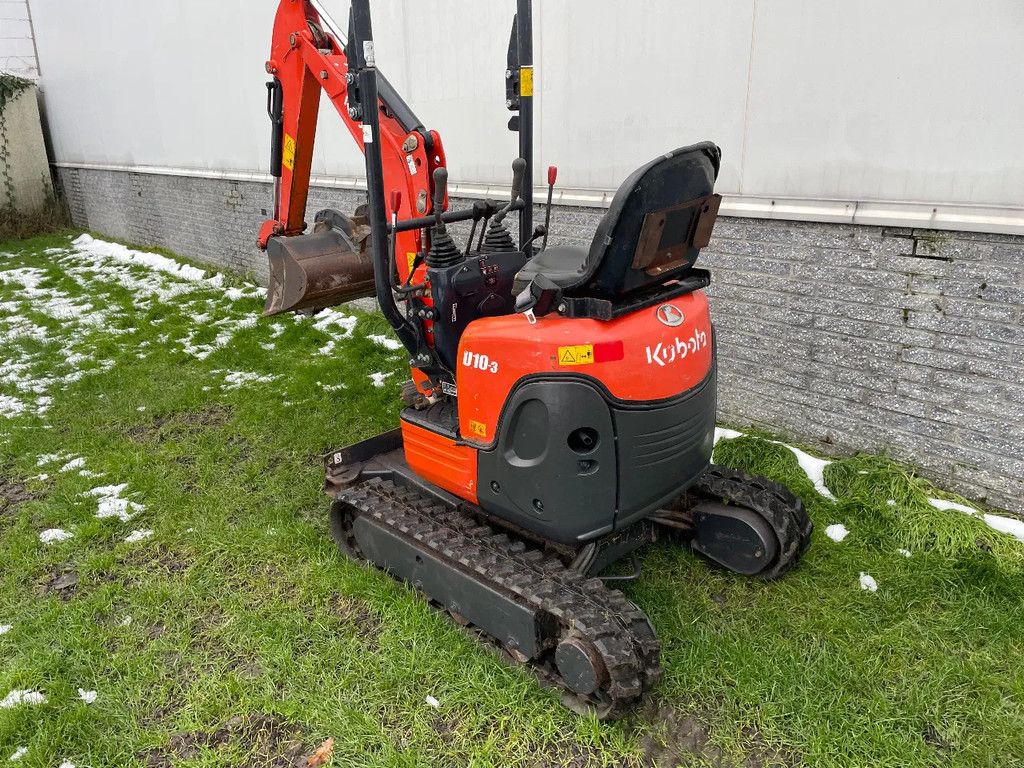 Kubota U10-3 minigraafmachine van 2019