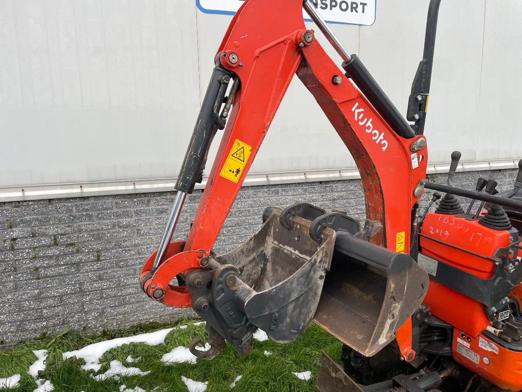 Kubota U10-3 minigraafmachine van 2019