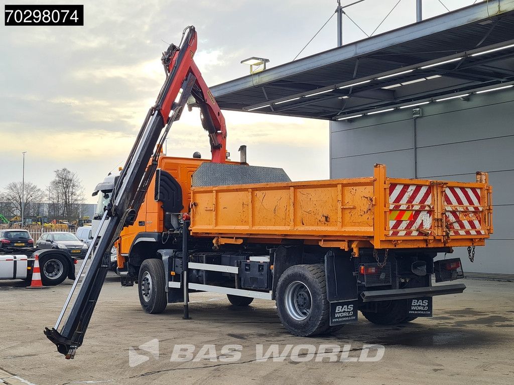 Volvo FM FM 340 4X4 4x4 Crane Palfinger PK10501 Tipper Big-Axle Full Steel