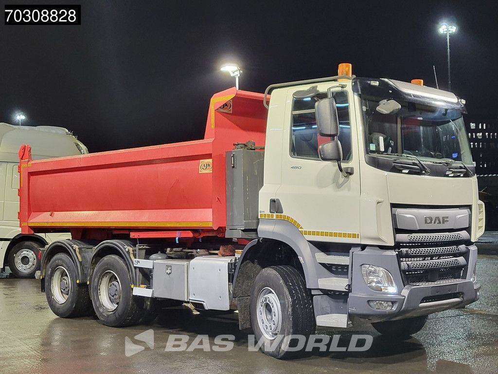 DAF CF CF 480 6X4 Tractorhead + 12m3 AJK tipper wechselsystem Steelsuspension Big-Axle Euro 6