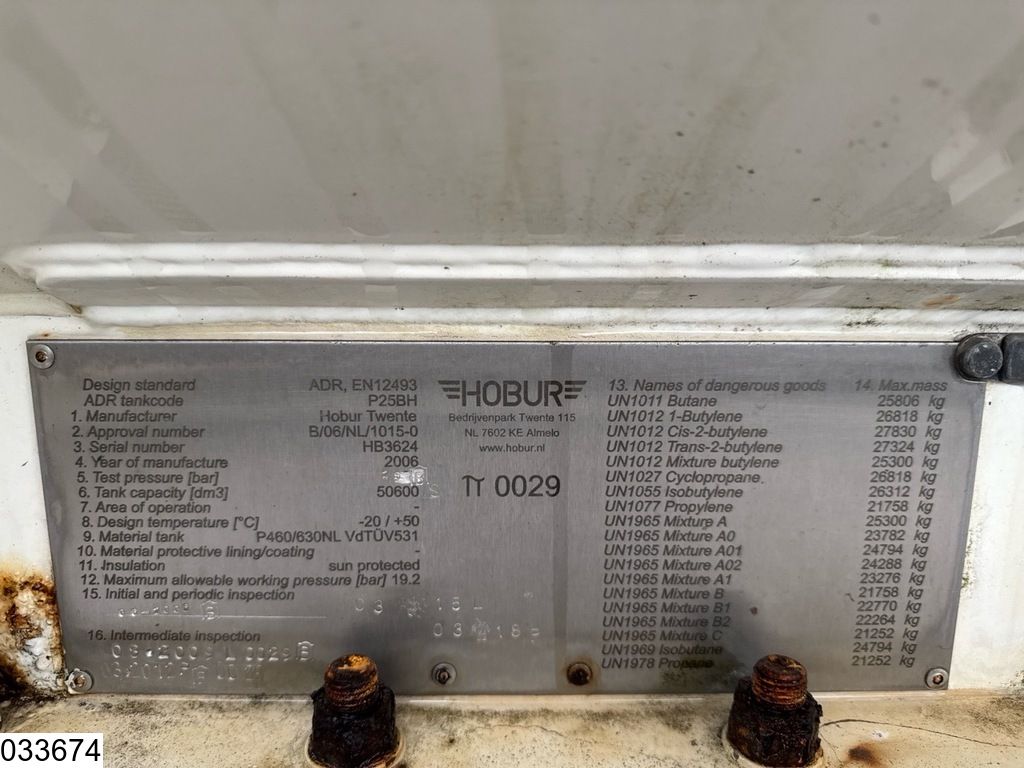 Burg Gas 50600 Liter, LPG GPL gas tank, Gaz, 1 Compartment