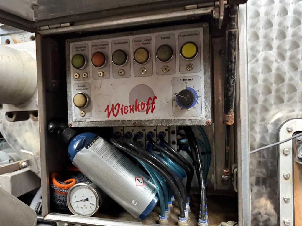 D-TEC WIENHOFF 30.000L Edelstahl Tierfutter/Gülleauflieger/Guelle 6m3 Vogelsang pomp Top