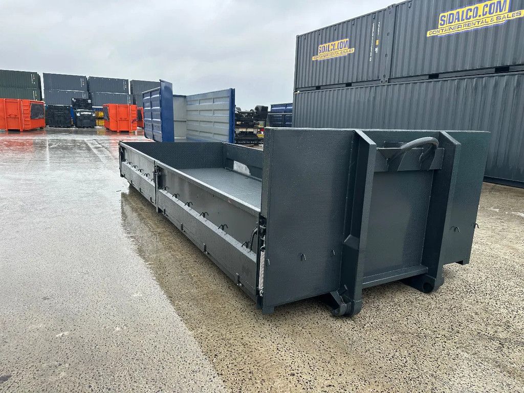 Sidalco Laadvloer met zij kleppen en inrij klep