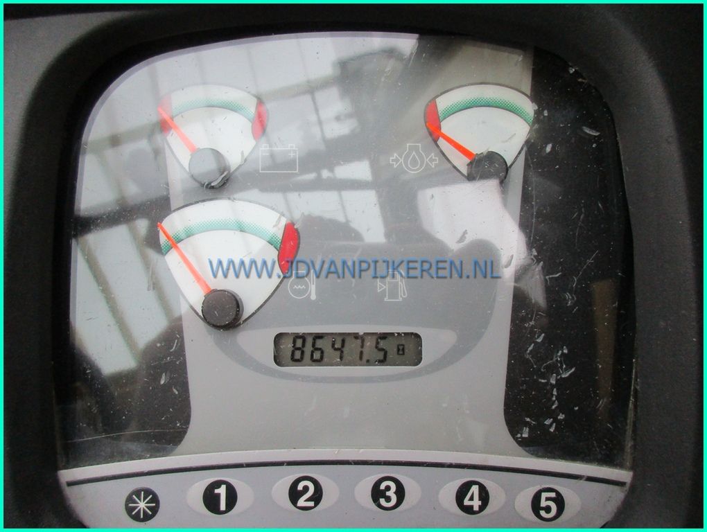 2x Hyster H4.00XM 4t + 4.5t sideshift+vorkenspreider+cabine