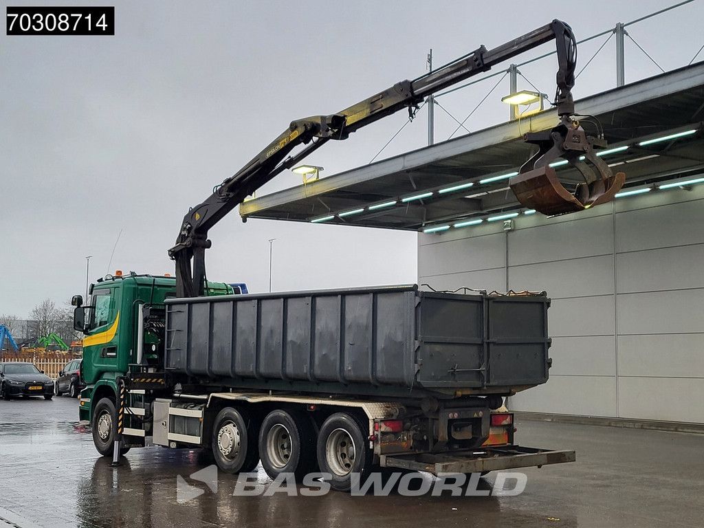 Scania R440 8X2 Palfinger Q150Z82 Kran Crane Bevako cable lift + container Euro 5