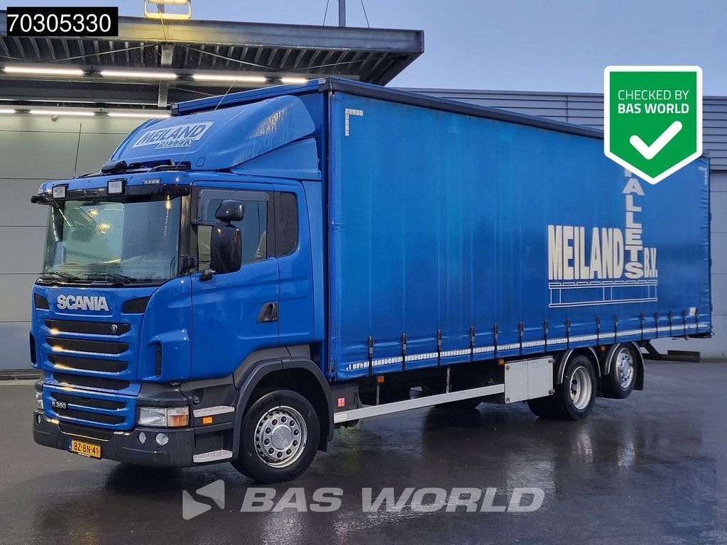 Scania R R360 6X2 NL-Truck APK Curtainsides Lift+steering axle Retarder Euro 5