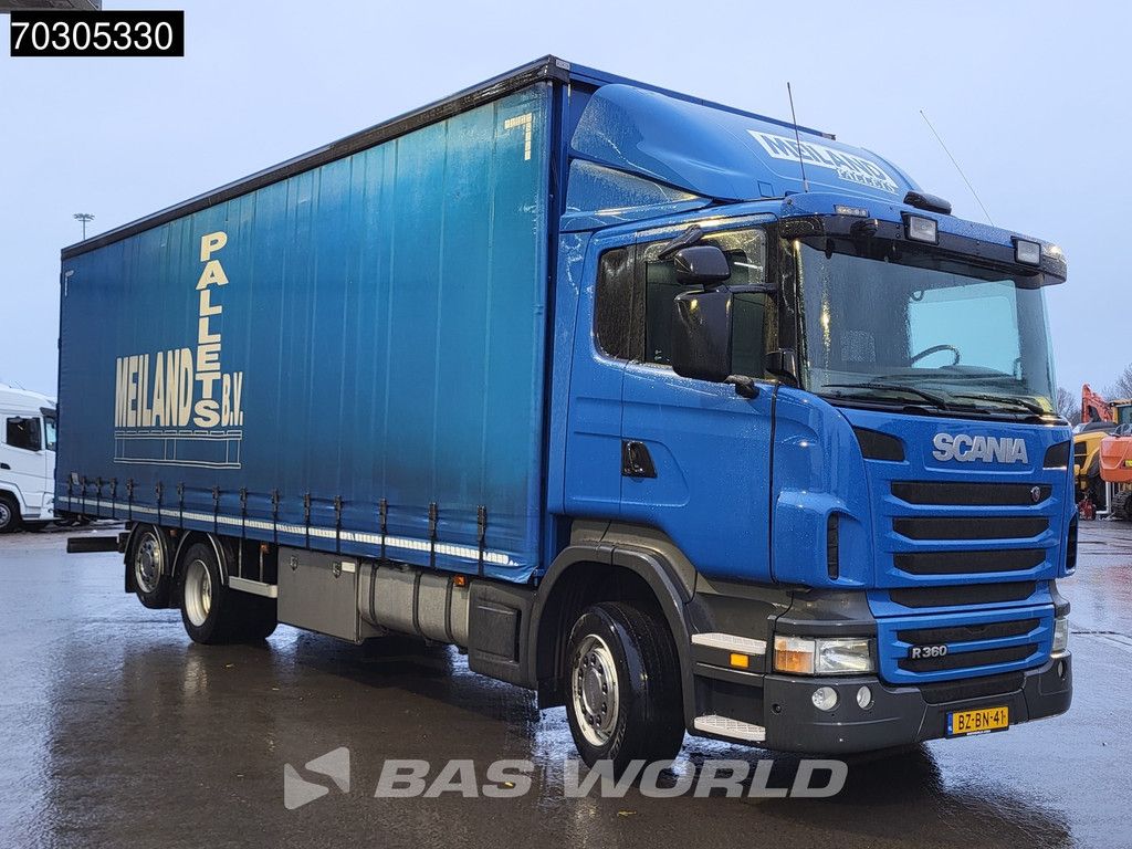 Scania R R360 6X2 NL-Truck APK Curtainsides Lift+steering axle Retarder Euro 5