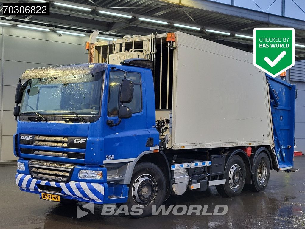 DAF CF75.250 6X2 NL-Truck 21m3 Haller Zoeller M21 X2LC Steering Axle Automatic Euro 5