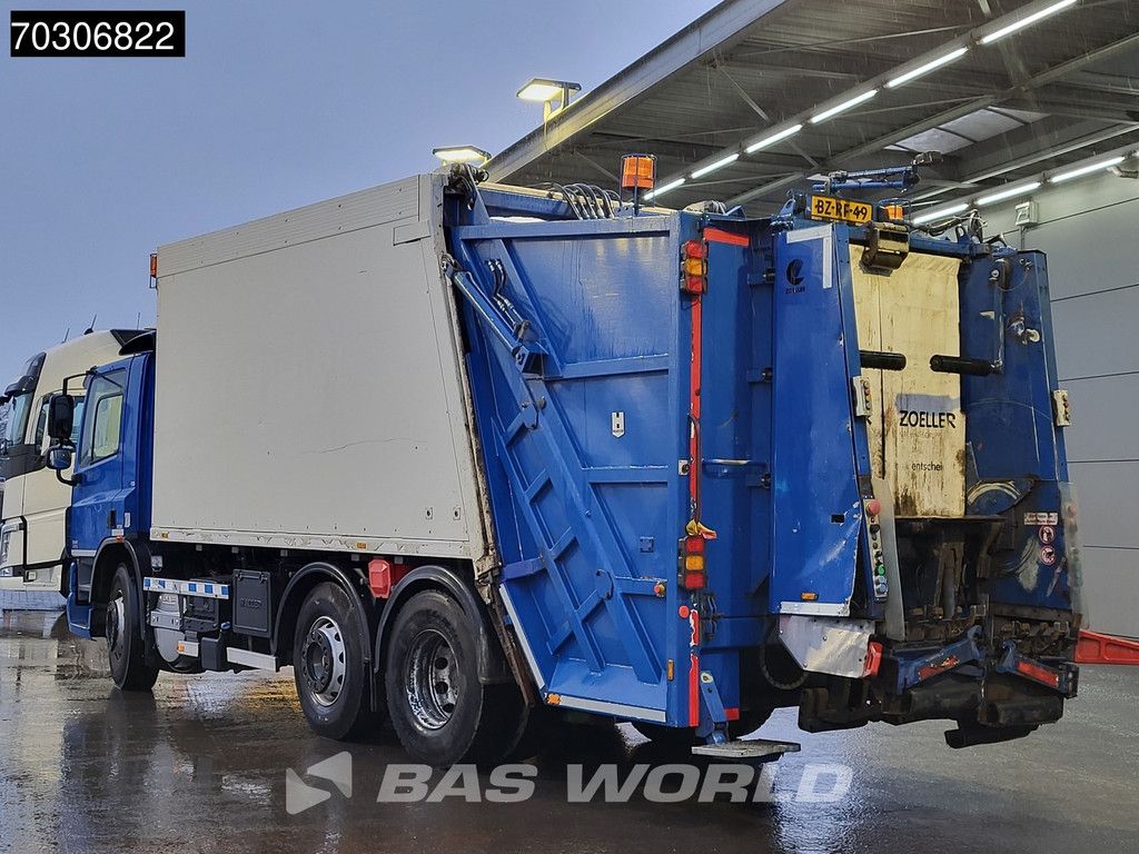 DAF CF75.250 6X2 NL-Truck 21m3 Haller Zoeller M21 X2LC Steering Axle Automatic Euro 5