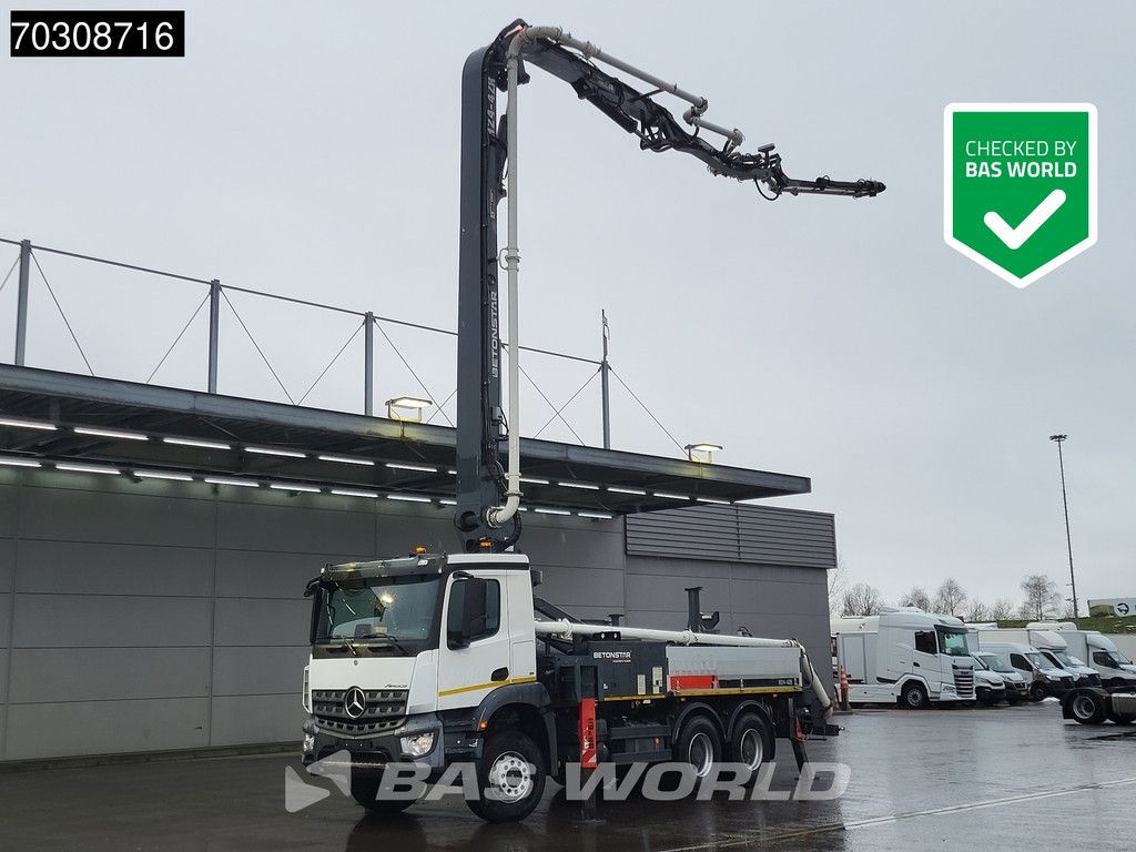 Mercedes Arocs 2636 6X4 24mtr Betonstar BST 24.14S-4ZR pump Big-Axle Automatic Euro 6