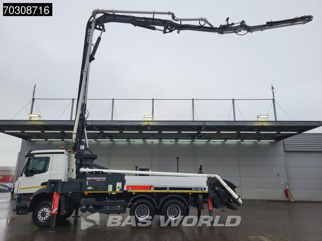 Mercedes Arocs 2636 6X4 24mtr Betonstar BST 24.14S-4ZR pump Big-Axle Automatic Euro 6