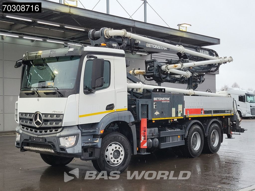 Mercedes Arocs 2636 6X4 24mtr Betonstar BST 24.14S-4ZR pump Big-Axle Automatic Euro 6