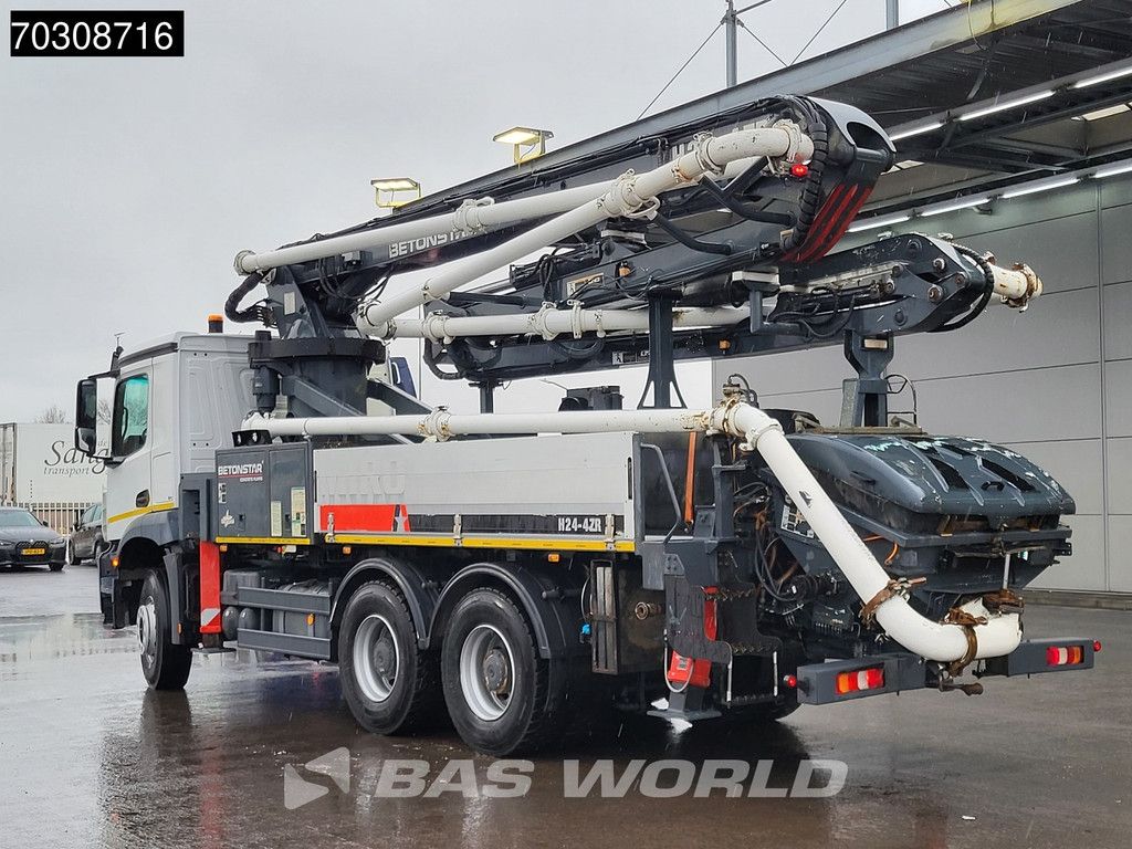 Mercedes Arocs 2636 6X4 24mtr Betonstar BST 24.14S-4ZR pump Big-Axle Automatic Euro 6