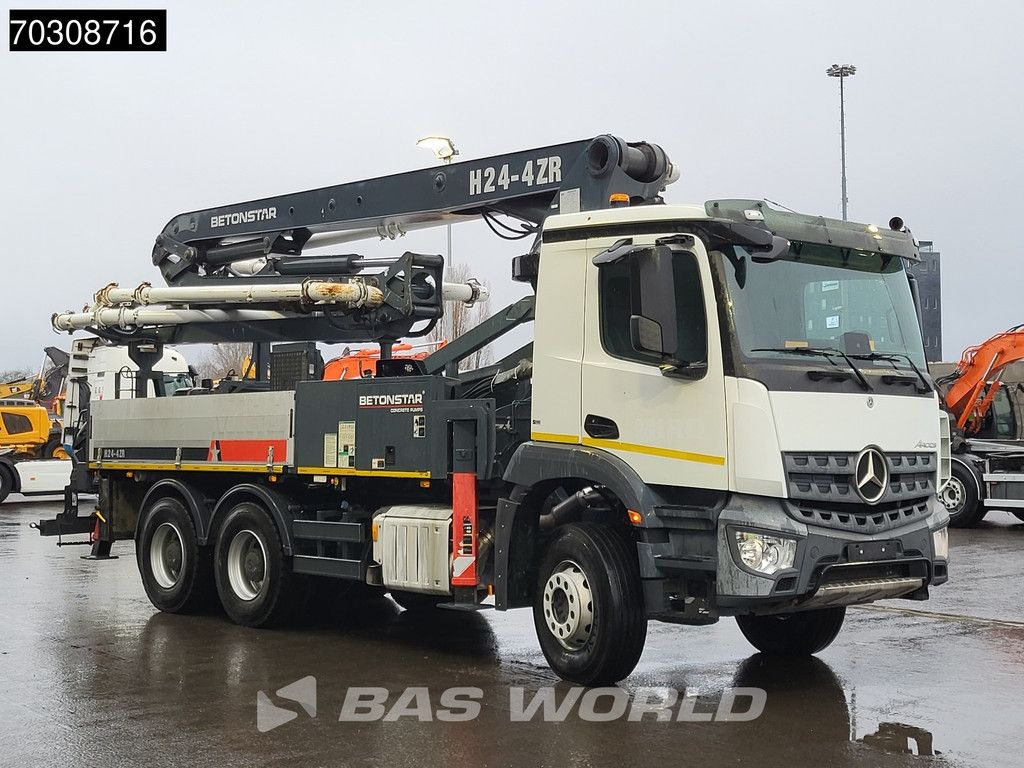 Mercedes Arocs 2636 6X4 24mtr Betonstar BST 24.14S-4ZR pump Big-Axle Automatic Euro 6