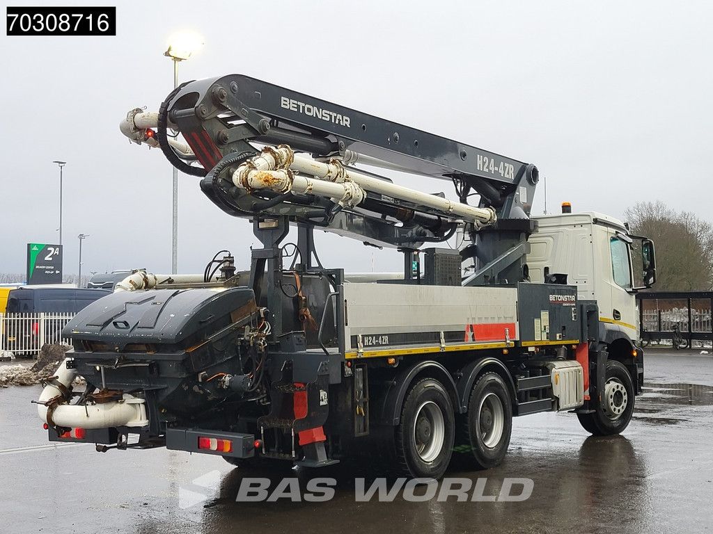Mercedes Arocs 2636 6X4 24mtr Betonstar BST 24.14S-4ZR pump Big-Axle Automatic Euro 6