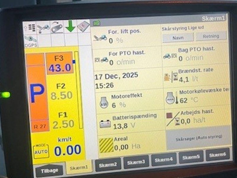 New Holland T7.315 BluePower med frontlift og frontPTO samt centralsmørring.