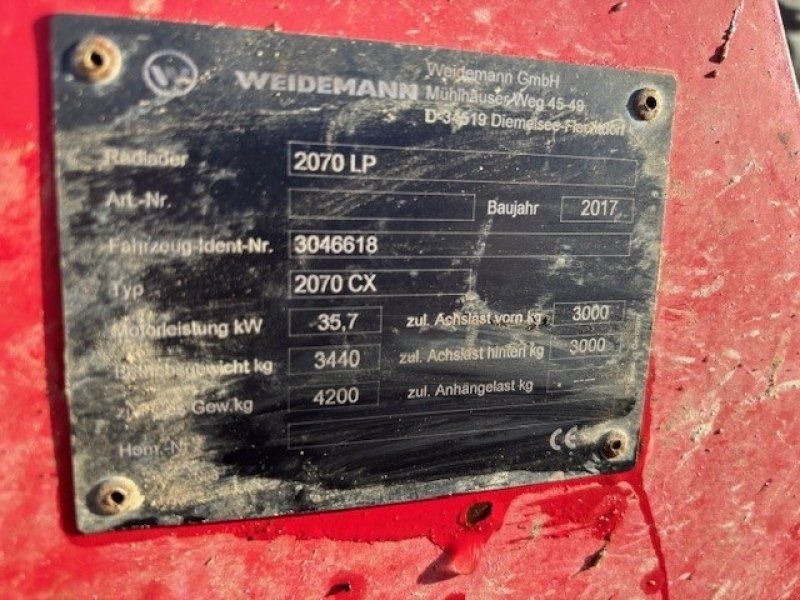 Weidemann 2070 CX LP