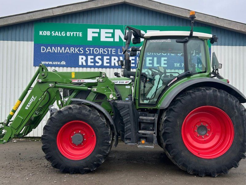 Fendt 516 Vario S4 Profi Plus Med Frontlæsser 4X80