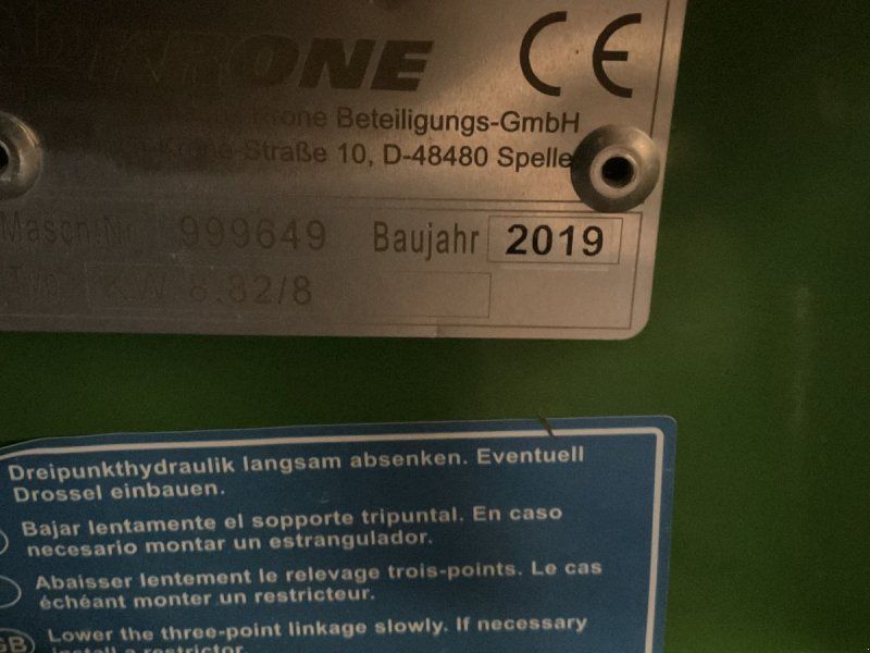 Krone KW 8.82/8 kw 8 82