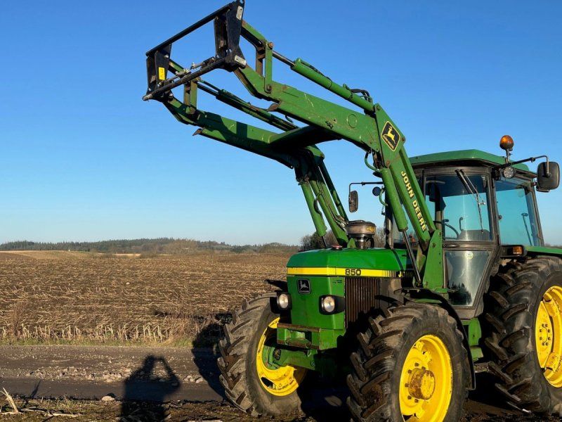 John Deere 2850 Med frontlæsser og euro-skifte